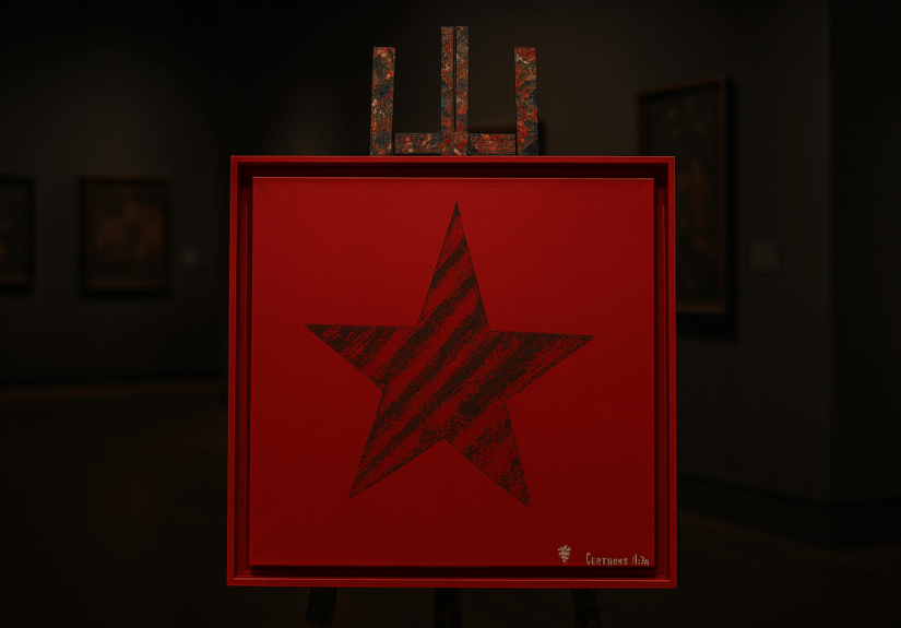 Картина Алексея Сергиенко «Энергия Победы», представлена на Legat Art, олицетворяет дух триумфа и стойкости, созданная с глубоким патриотическим посланием.